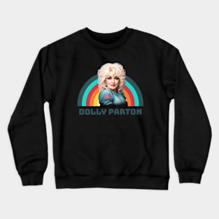 dolly vector summer //retro v7 Crewneck Sweatshirt